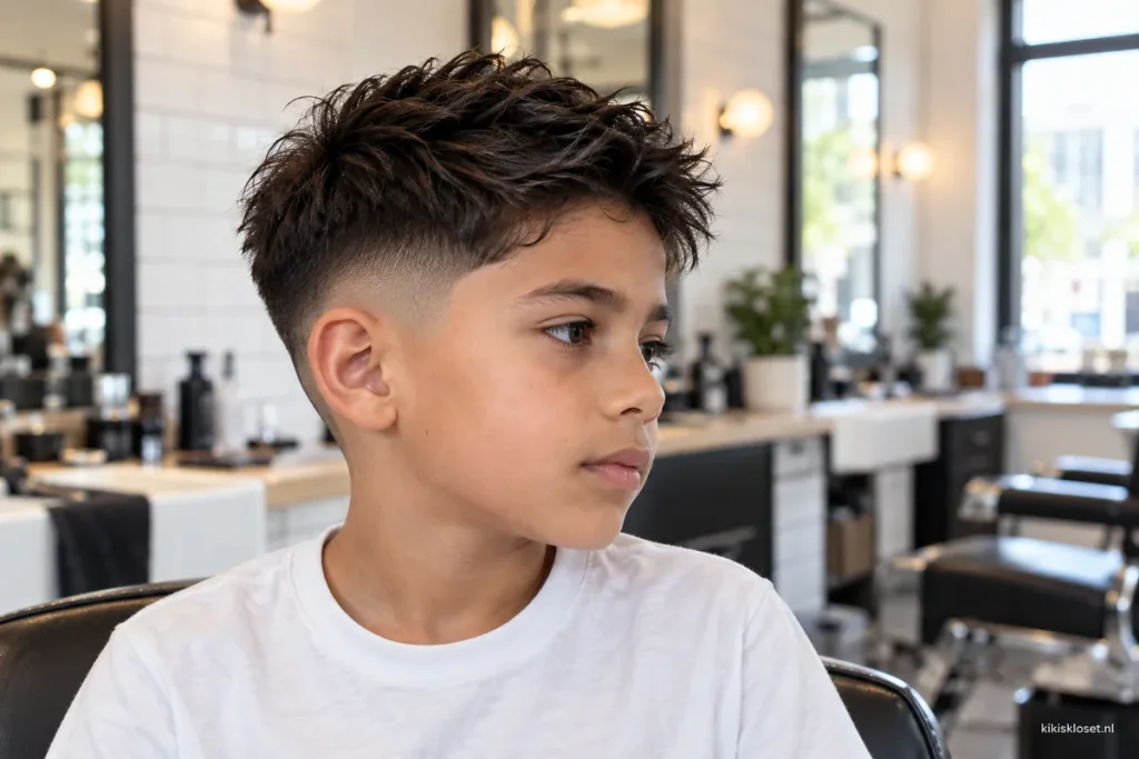 Stoere jongens kapsels kort: fade, crew cut en buzz cut