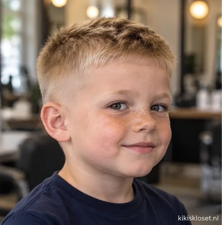 Stoere jongens kapsels kort: crew cut