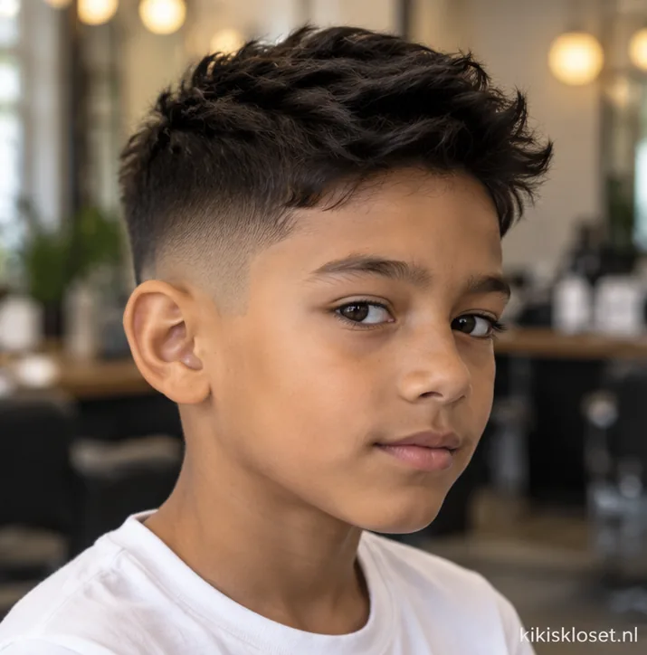 Stoere jongens kapsels kort: fade